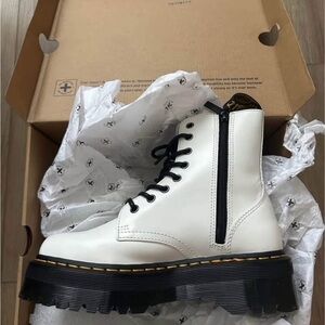 Dr. Martens White Jadon Boots